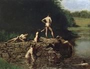 Thomas Eakins Bathing Spain oil painting artist